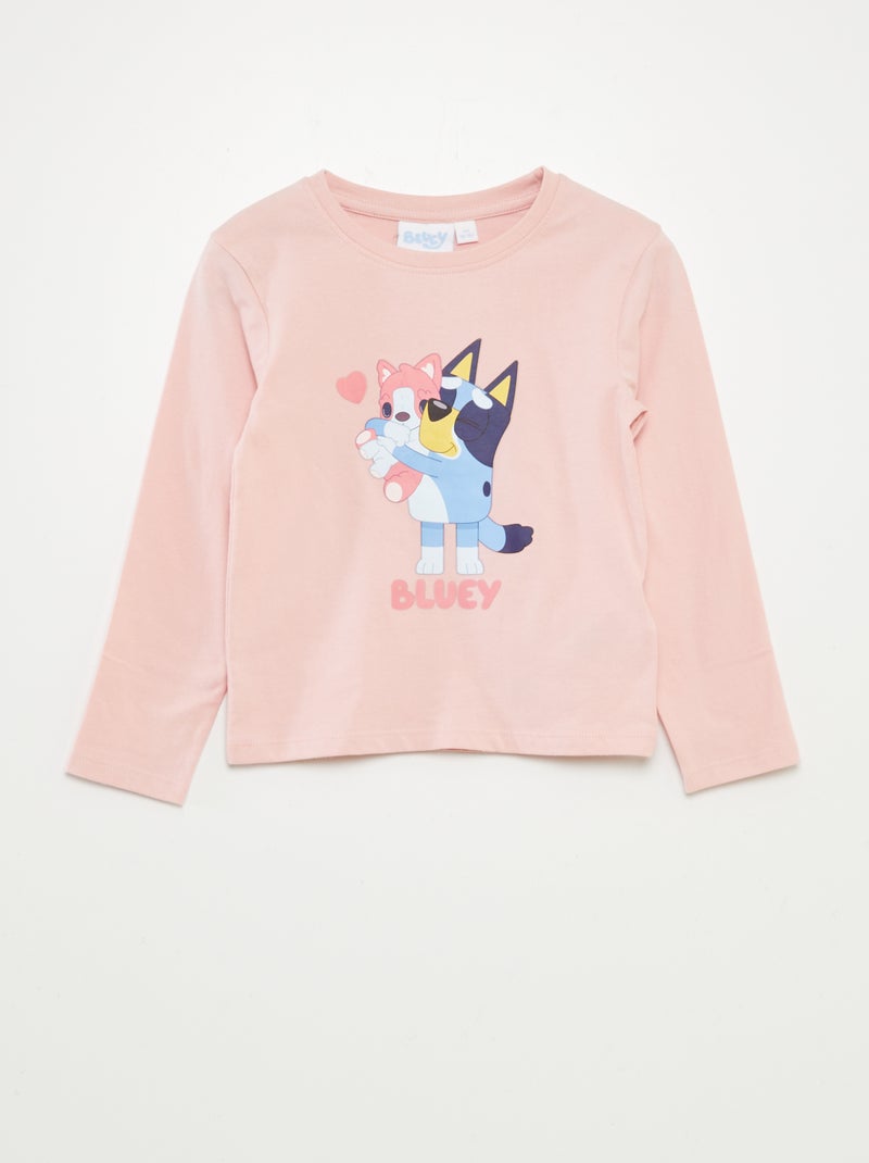 Conjunto de pijama 'Bluey' camiseta + pantalón - 2 piezas ROSA - Kiabi