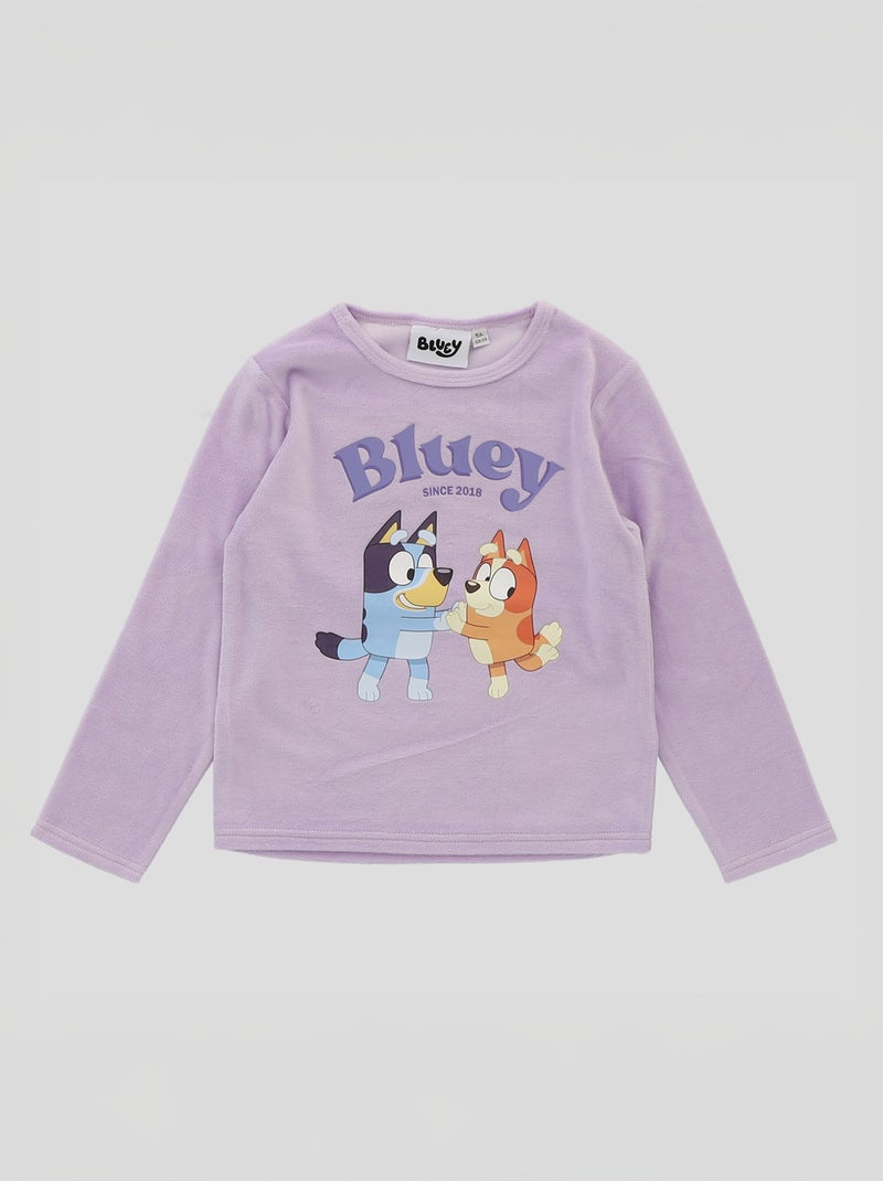 Conjunto de pijama 'Bluey' de algodón Purpura - Kiabi