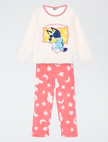 Conjunto de pijama 'Bluey' de forro polar - 2 piezas