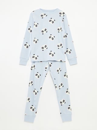 Conjunto de pijama camiseta + pantalón -  2 piezas