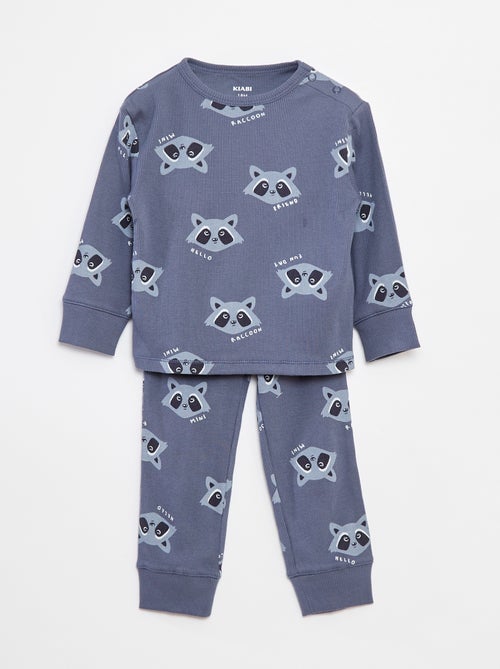 Conjunto de pijama camiseta + pantalón - 2 piezas - Kiabi