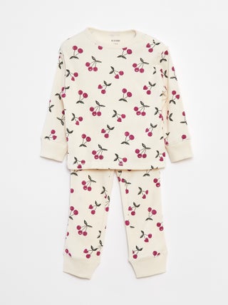 Conjunto de pijama camiseta + pantalón - 2 piezas