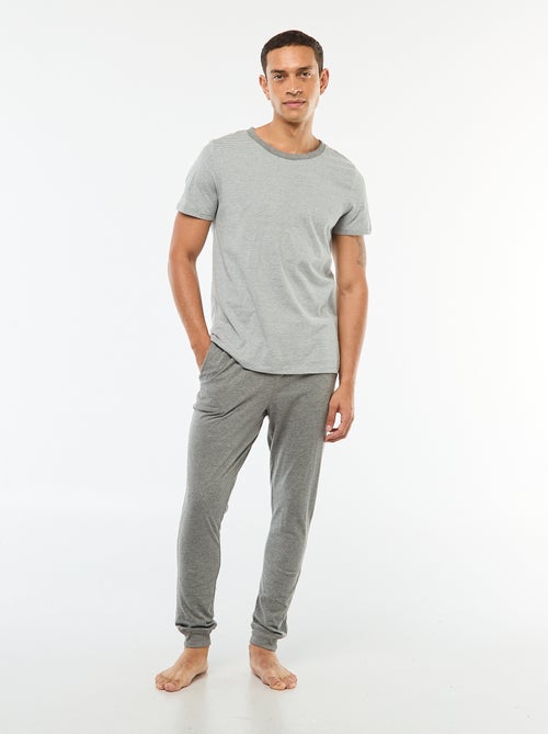 Conjunto de pijama camiseta + pantalón - 2 piezas - Kiabi