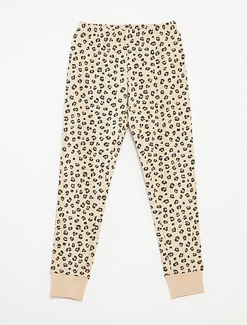Conjunto de pijama camiseta + pantalón - 2 piezas