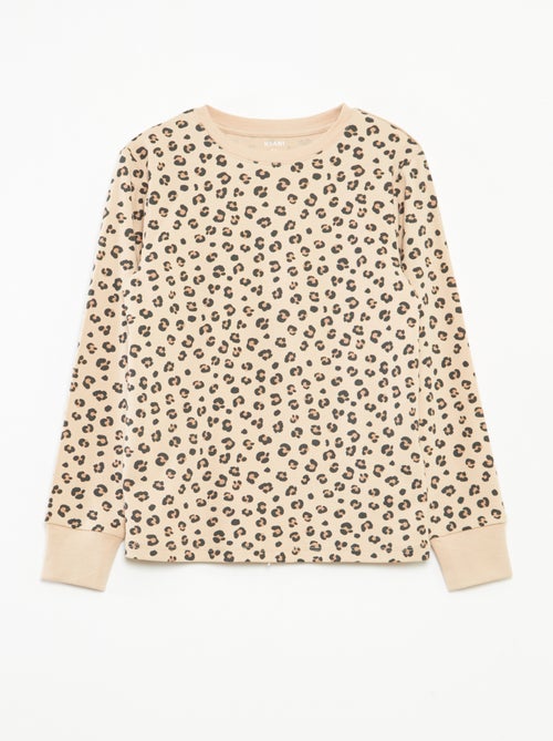 Conjunto de pijama camiseta + pantalón -  2 piezas - Kiabi