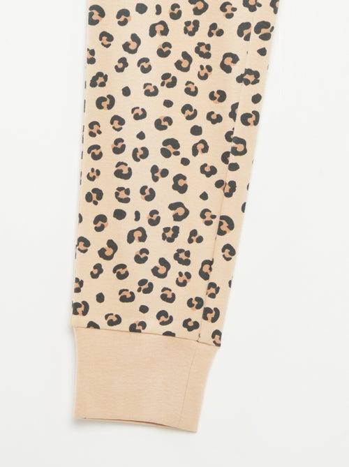 Conjunto de pijama camiseta + pantalón -  2 piezas - Kiabi