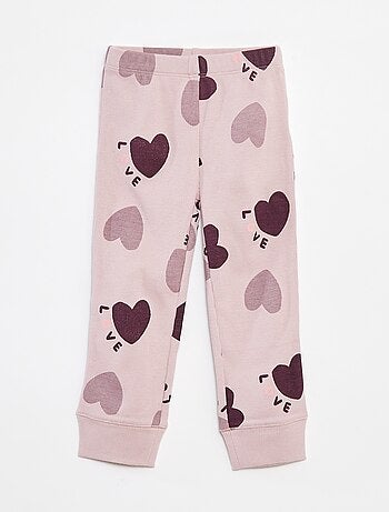 Conjunto de pijama camiseta + pantalón - 2 piezas