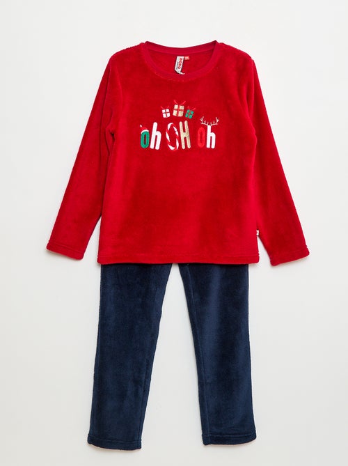 Conjunto de pijama camiseta + pantalón - 2 piezas - Kiabi