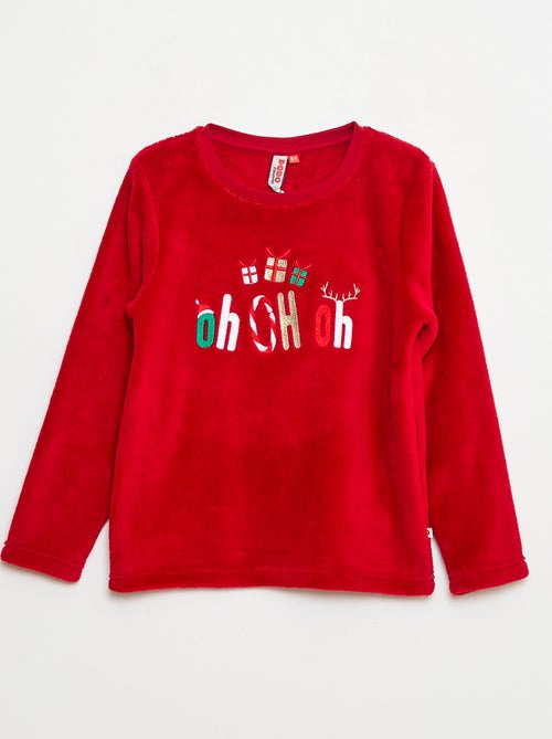 Conjunto de pijama camiseta + pantalón - 2 piezas - Kiabi