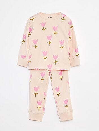 Conjunto de pijama camiseta + pantalón - 2 piezas