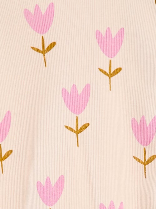 Conjunto de pijama camiseta + pantalón - 2 piezas - Kiabi