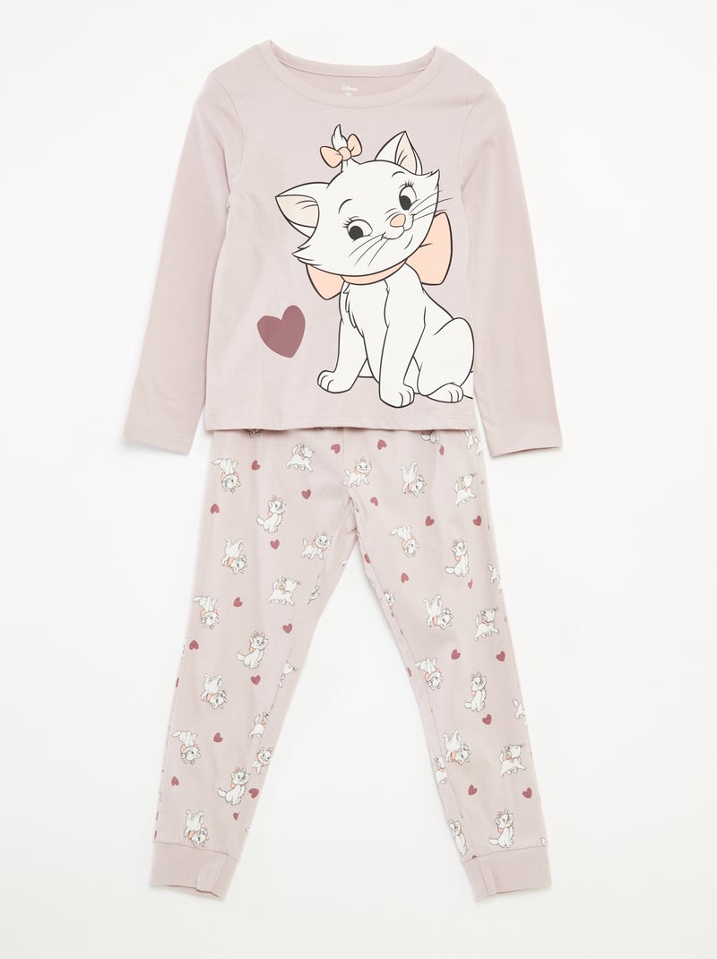 Conjunto de pijama camiseta + pantalón - 2 piezas Rosa - Kiabi