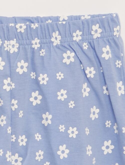 Conjunto de pijama: Camiseta + pantalón corto  - 2 piezas - Kiabi
