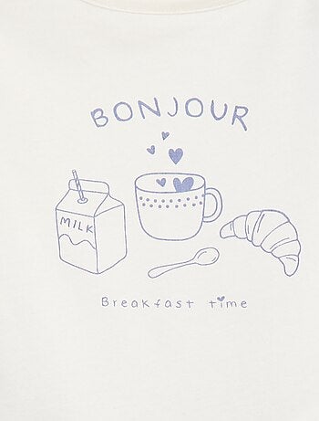 Conjunto de pijama camiseta + pantalón corto - 2 piezas