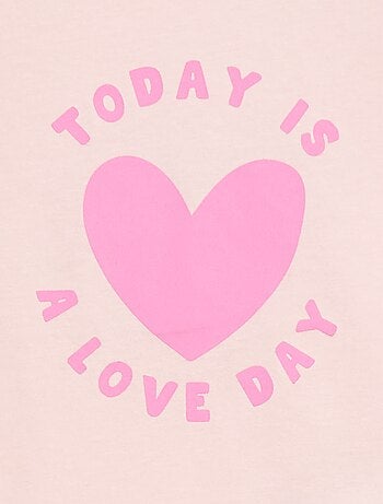 Conjunto de pijama camiseta + pantalón corto - 2 piezas