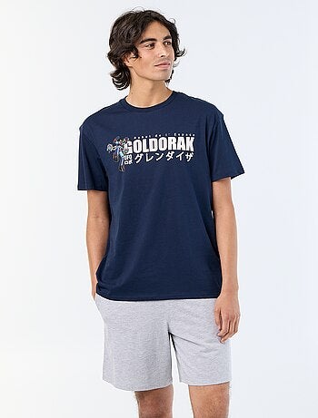 Conjunto de pijama camiseta + pantalón corto 'Goldorak' - 2 piezas