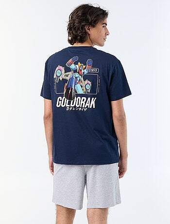 Conjunto de pijama camiseta + pantalón corto 'Goldorak' - 2 piezas