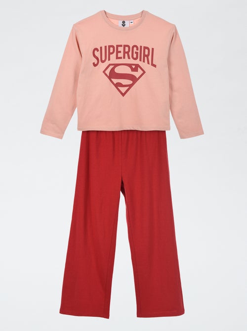 Conjunto de pijama camiseta + pantalón 'DC Comics' 'Supergirl' - 2 piezas - Kiabi