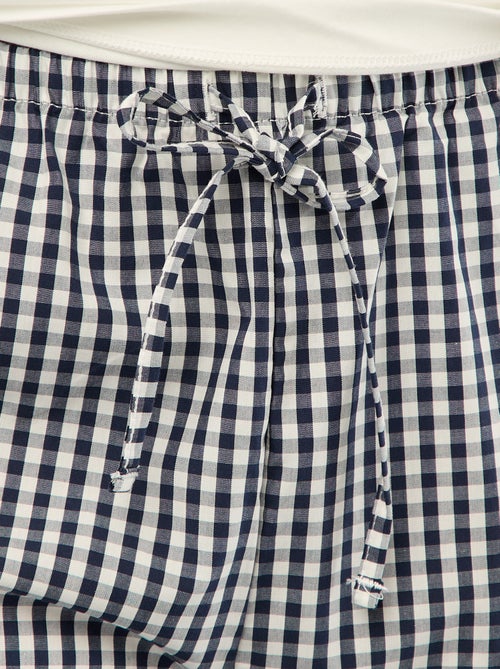 Conjunto de pijama camiseta + pantalón de popelina 'Angel' - 2 piezas - Kiabi