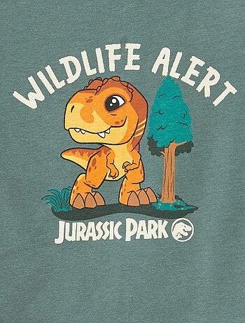 Conjunto de pijama camiseta + pantalón 'Jurassic Park' - 2 piezas