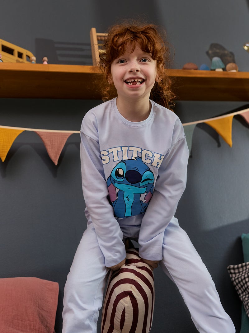 Conjunto de pijama camiseta + pantalón 'Stitch' 'Disney' Azul - Kiabi