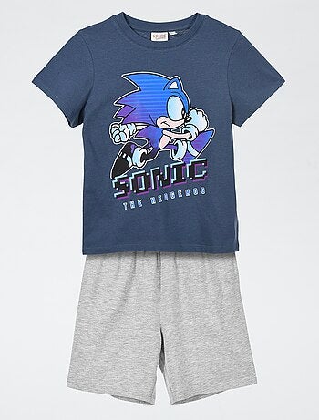 Conjunto de pijama camiseta + short 'Sonic' 'SEGA' - 2 piezas