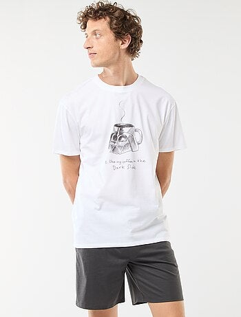 Conjunto de pijama camiseta + short 'Star Wars' - 2 piezas