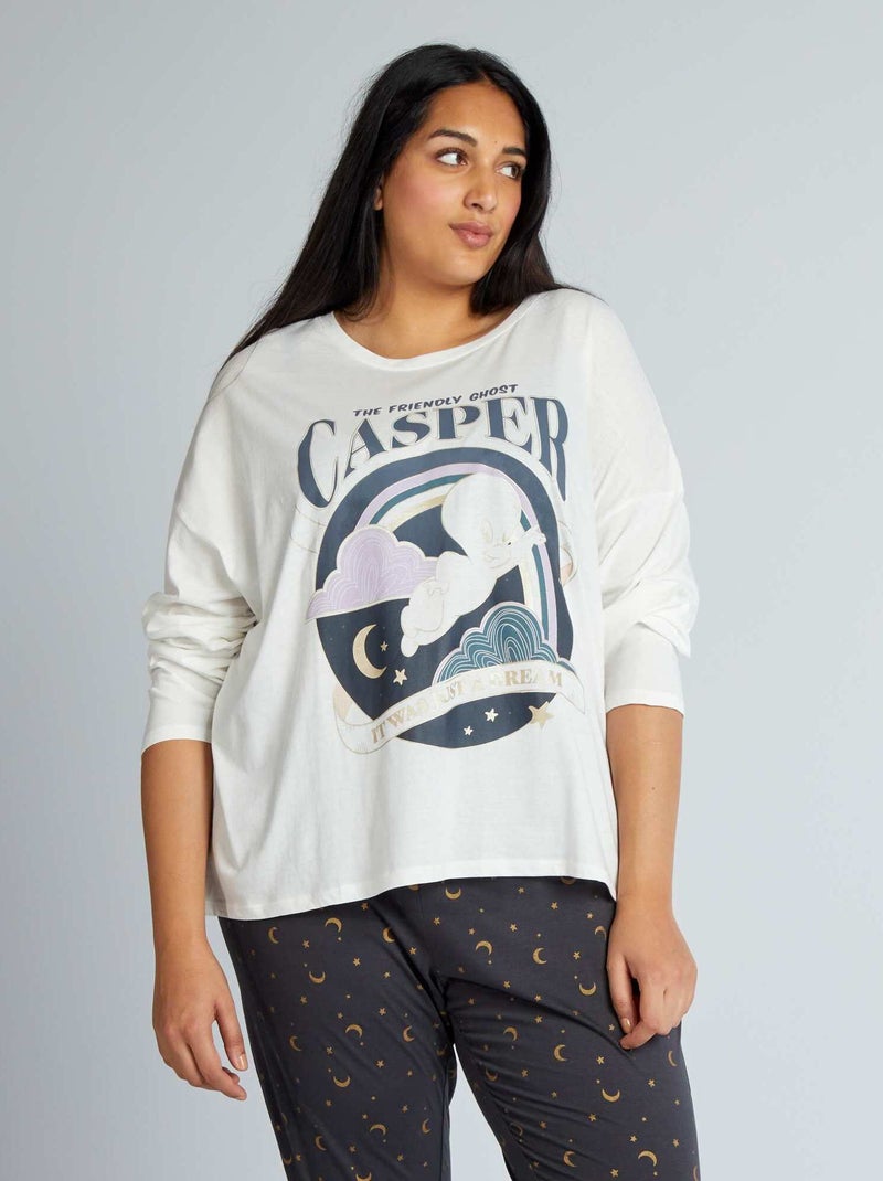 Conjunto de pijama 'Casper' - 2 piezas BLANCO - Kiabi