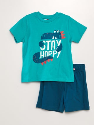 Conjunto de pijama cocodrilo - 2 piezas