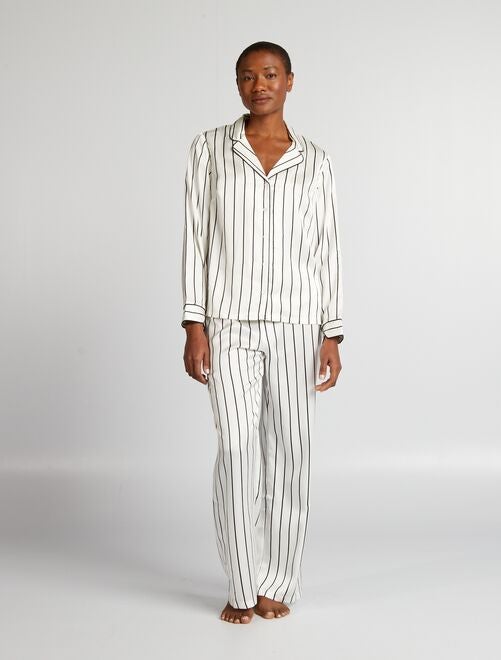 Conjunto de pijama con blusa + pantalón - 2 piezas - Kiabi