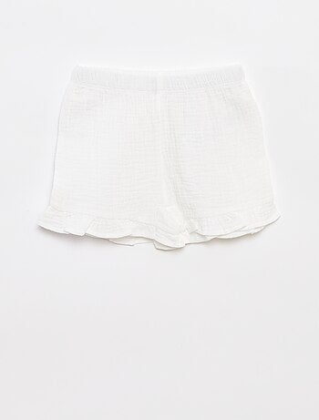 Conjunto de pijama con blusa + Pantalón corto - 2 piezas