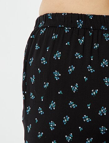 Conjunto de pijama con blusa + pantalón estampado