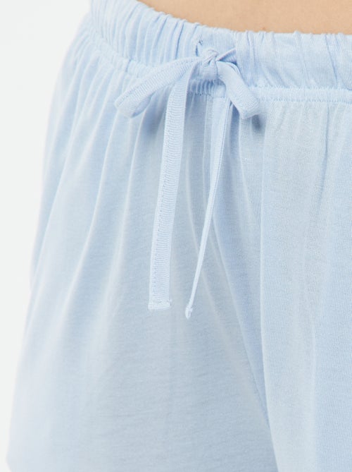 Conjunto de pijama con camiseta de tirantes + pantalón corto 'Dodo' - Kiabi