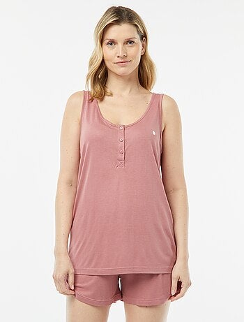 Conjunto de pijama con camiseta de tirantes + pantalón corto 'Dodo'