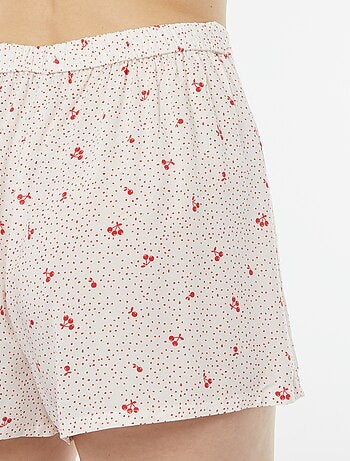 Conjunto de pijama con camiseta de tirantes + pantalón corto estampado