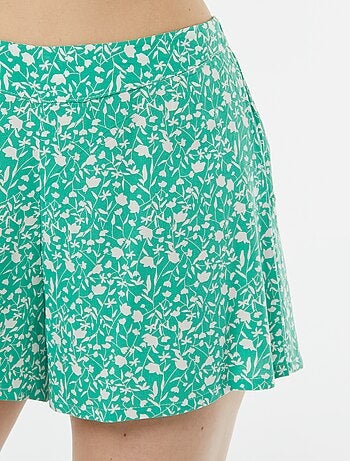Conjunto de pijama con camiseta de tirantes + pantalón corto estampado
