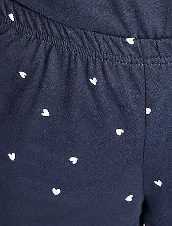 Conjunto de pijama con camiseta de tirantes + short estampado - 2 piezas