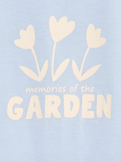 Conjunto de pijama con camiseta + pantalón - 2 piezas - Kiabi