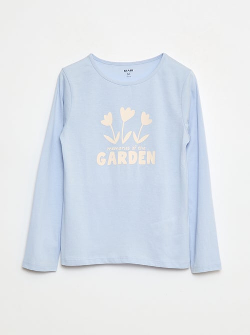 Conjunto de pijama con camiseta + pantalón - 2 piezas - Kiabi