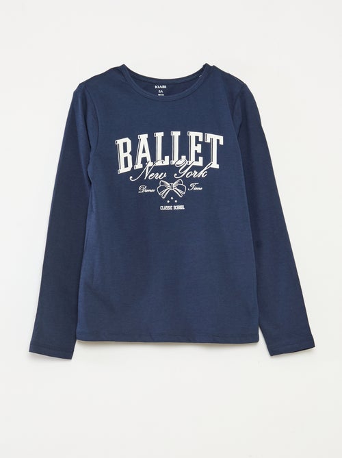 Conjunto de pijama con camiseta + pantalón - 2 piezas - Kiabi