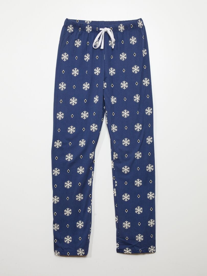 Conjunto de pijama con camiseta + pantalón - 2 piezas GRIS - Kiabi