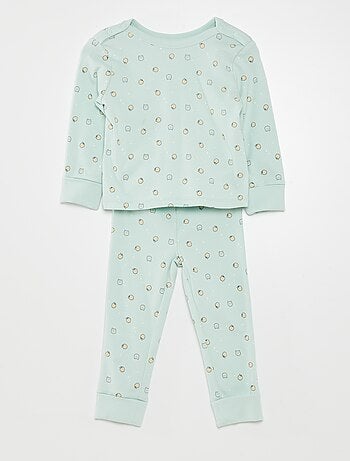 Conjunto de pijama con camiseta + pantalón - 2 piezas