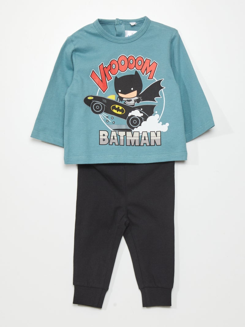 Conjunto de pijama con camiseta + pantalón 'Batman' - 2 piezas AZUL - Kiabi