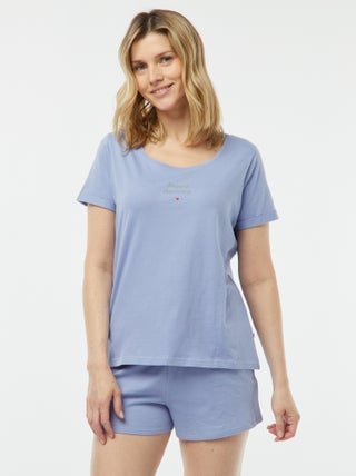 Conjunto de pijama con camiseta + pantalón corto 'Dodo'