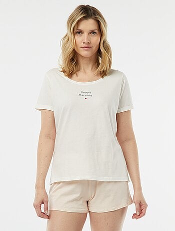 Conjunto de pijama con camiseta + pantalón corto 'Dodo'