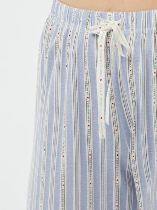 Conjunto de pijama con camiseta + pantalón 'Dodo' - Kiabi