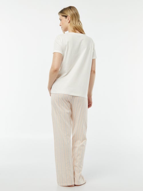 Conjunto de pijama con camiseta + pantalón 'Dodo' - Kiabi
