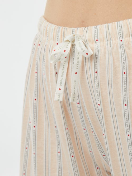 Conjunto de pijama con camiseta + pantalón 'Dodo' - Kiabi