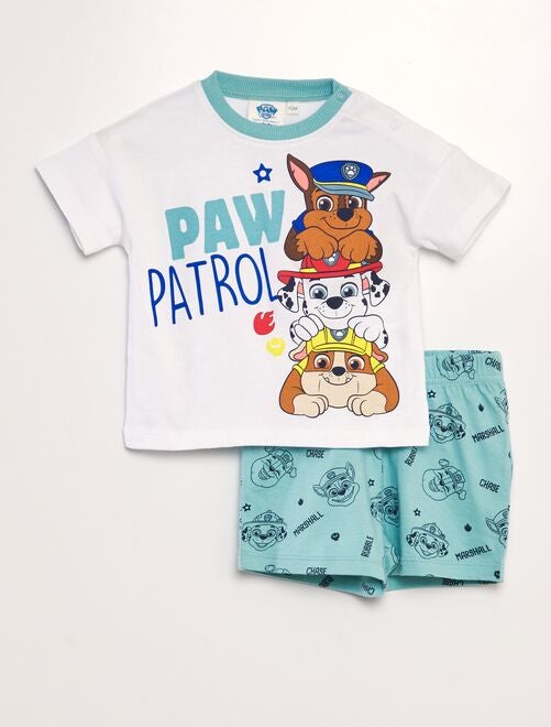 Conjunto de pijama con camiseta + short 'La Patrulla Canina' - Kiabi