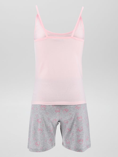 Conjunto de pijama con camiseta sin mangas + pantalón corto 'Minnie' - 2 piezas - Kiabi